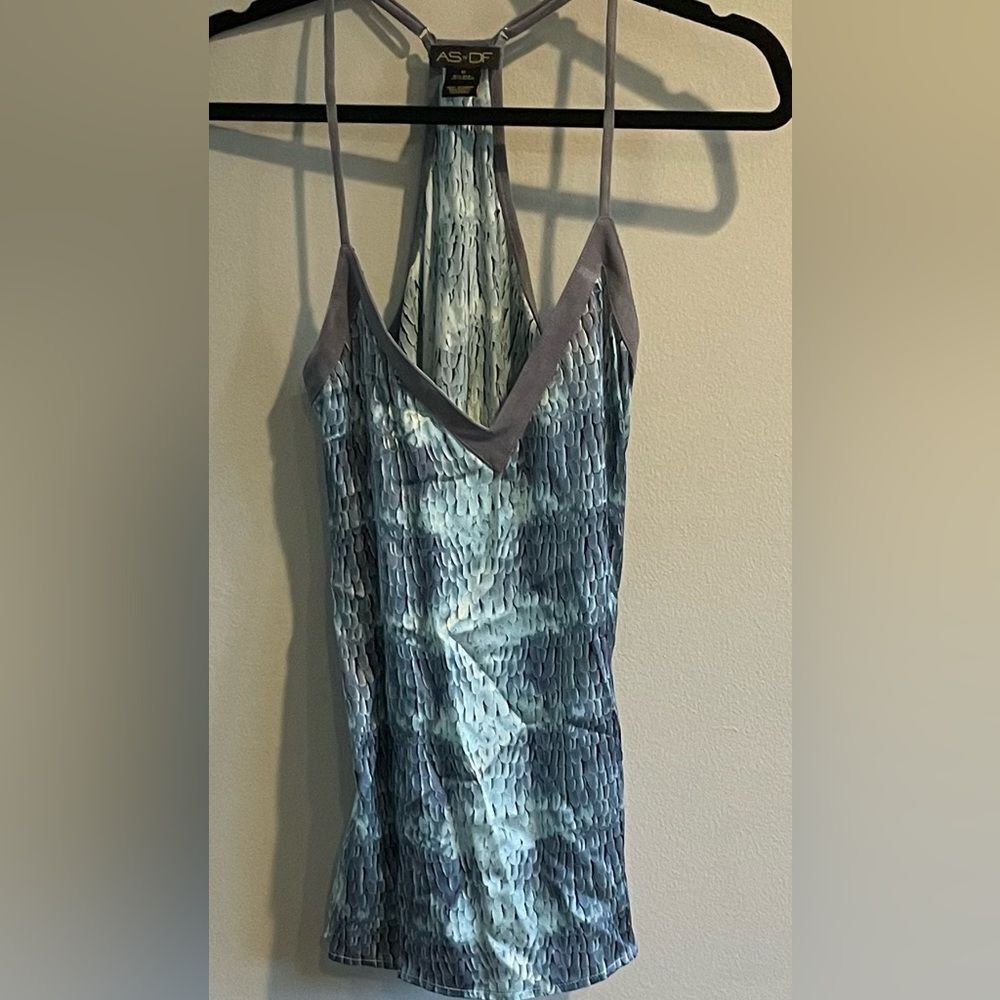 AS by DF Silk with Leather Trim Cami Size XS